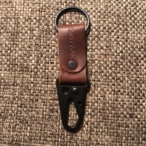 Burton Leather Key Chain
